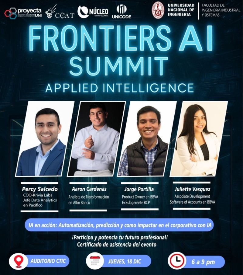 Frontiers AI Summit – Applied Intelligence